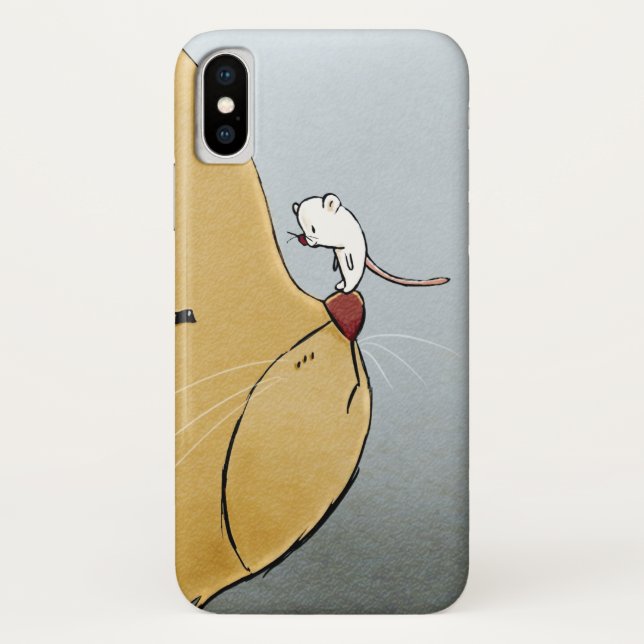 Capa Para iPhone, Case-Mate Gato e Rato (Verso)