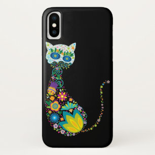 Capa Para iPhone Da Case-Mate Gato floral colorido