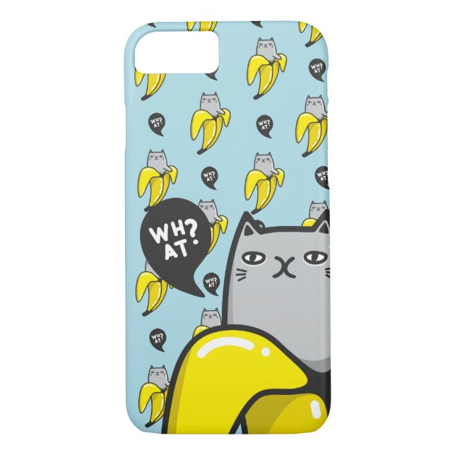 Capa Para iPhone, Case-Mate Gato na banana (Verso)