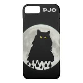 Capa Para iPhone Da Case-Mate Gato Negro derretendo na Lua cheia