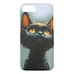 Capa iPhone 8/ 7 Gato Negro Encantado