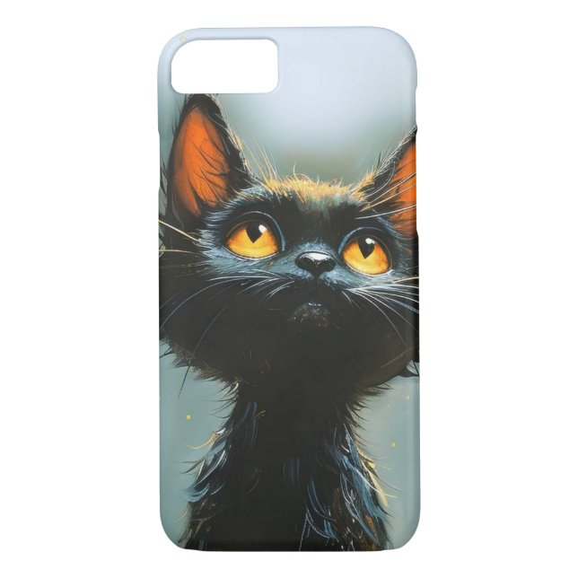 Capa Para iPhone, Case-Mate Gato Negro Encantado (Verso)