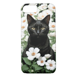 Capa iPhone 8/ 7 gato preto