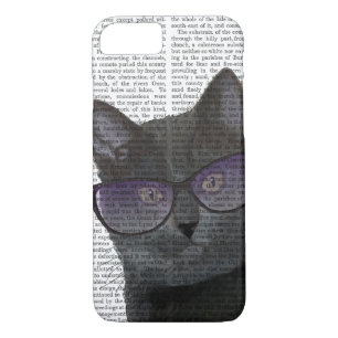 Capa iPhone 8/ 7 Gato Preto com Óculos Solares 2