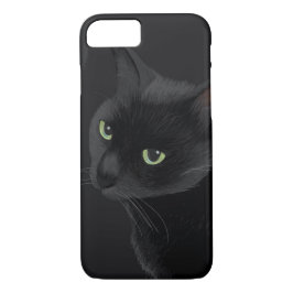 Capa Para iPhone Da Case-Mate Gato preto na obscuridade