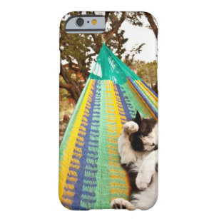 Capa Barely There Para iPhone 6 Gato que encontra-se no hammock mexicano maia
