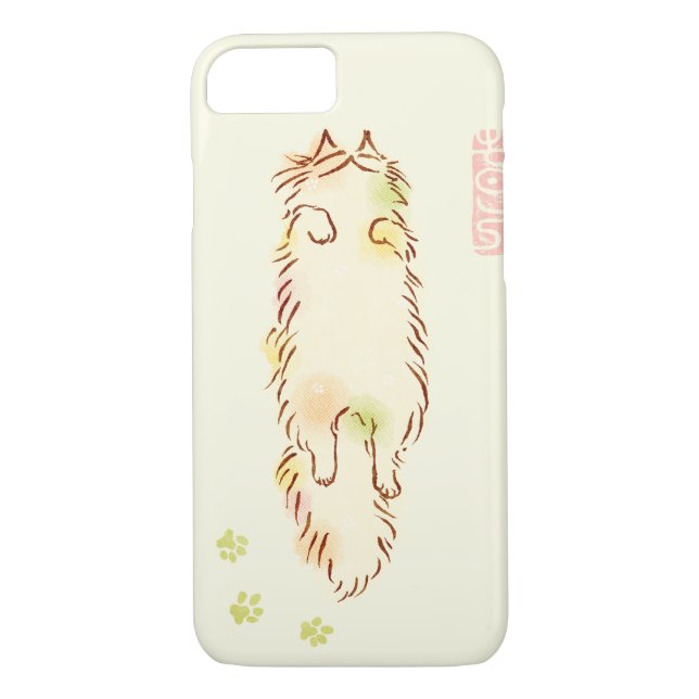 Capa Para iPhone, Case-Mate Gato sonolento macio (Verso)