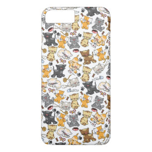 Capa iPhone 8 Plus/7 Plus Gatos Gatinhos Divertidos