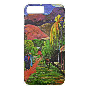 Capa iPhone 8 Plus/7 Plus Gauguin - Road in Tahiti