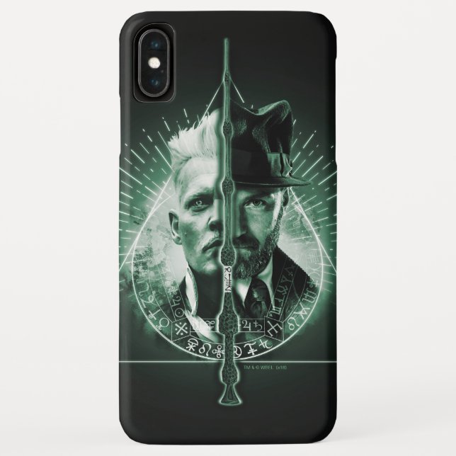 Capa Para iPhone, Case-Mate GELLERT GRINDELWALD™ Versus Dumbledore (Verso)