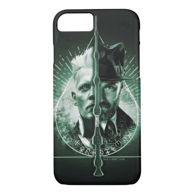 Capa Para iPhone, Case-Mate GELLERT GRINDELWALD™ Versus Dumbledore (Verso)