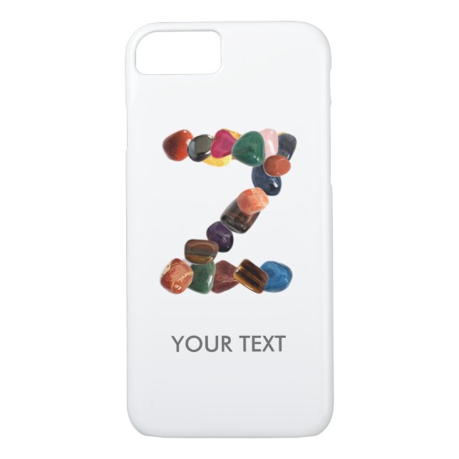 Capa Para iPhone, Case-Mate Gemstone inicial personalizado "Z" (Verso)