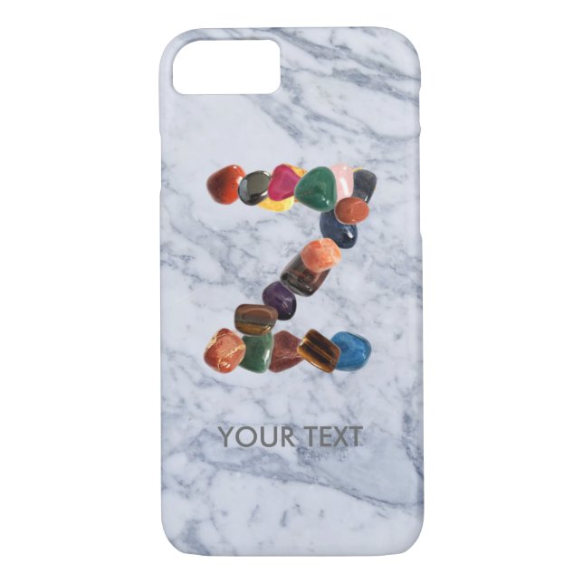 Capa Para iPhone, Case-Mate Gemstone inicial personalizado "Z" (Verso)