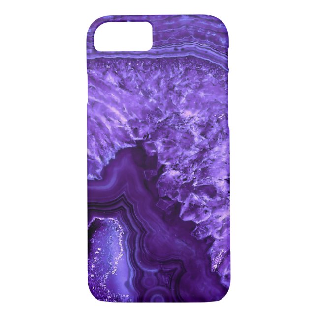 Capa Para iPhone, Case-Mate Gemstone Mineral Ultra Violett Roxo (Verso)