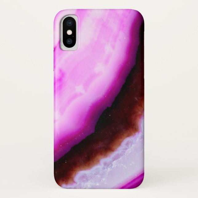 Capa Para iPhone, Case-Mate Gemstone Series - Agate em Roxo (Verso)