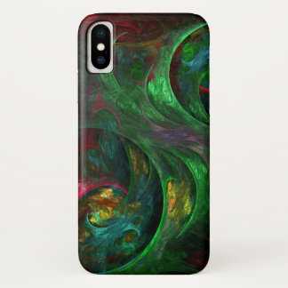 Capa Para iPhone Da Case-Mate Genesis Abstrato Art Verde