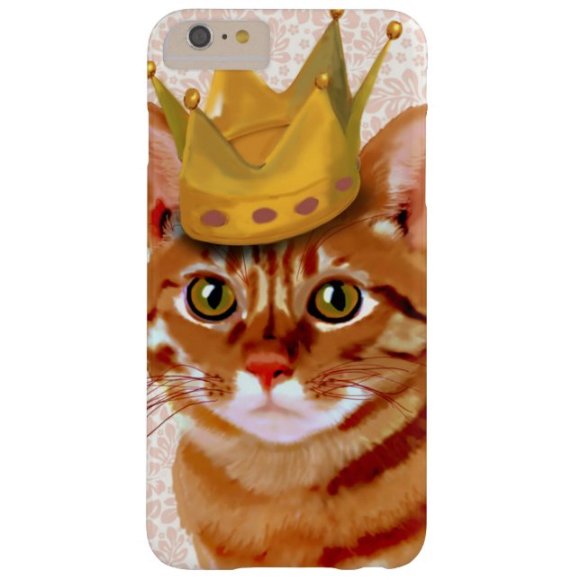 Capa Para iPhone, Case-Mate Ginger Cat com Retrato Coroa (Verso)