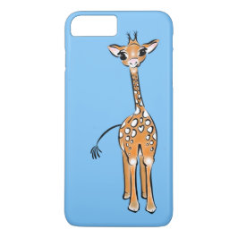 Capa Para iPhone Da Case-Mate Girafa bonita - azul bebê