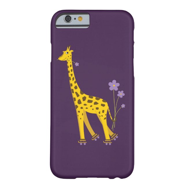 Capa Para iPhone, Case-Mate Girafa Roxa Esfolamento Engraçado (Verso)