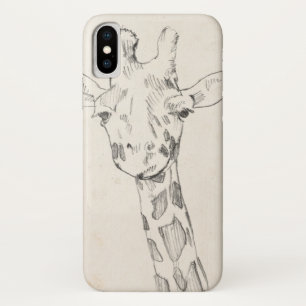 Capa Para iPhone Da Case-Mate Giraffe Portrait Esboço