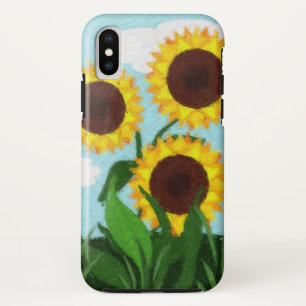 Capa Para iPhone X Girassóis