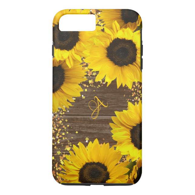 Capa Para iPhone, Case-Mate Girassóis russos e nome (Verso)