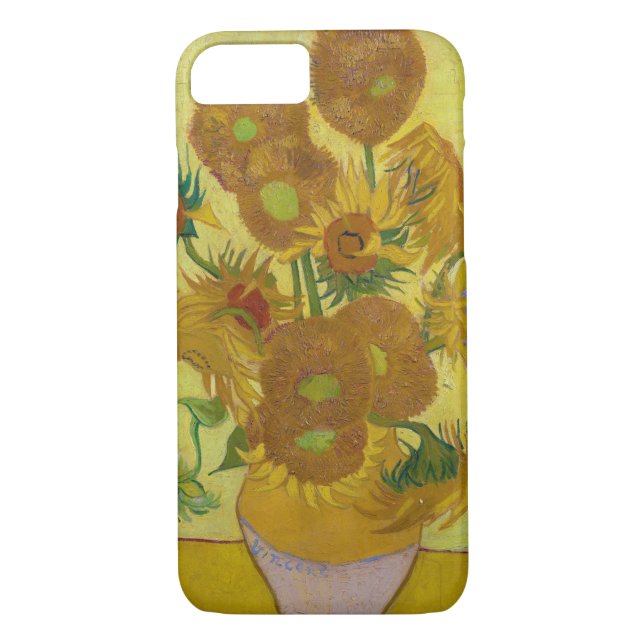 Capa Para iPhone, Case-Mate Girassóis, Vincent van Gogh, 1889 (Verso)