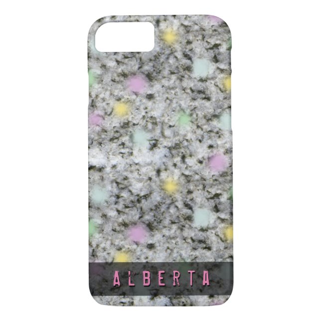 Capa Para iPhone, Case-Mate Girly Geology Pastel Rock Texture (Verso)