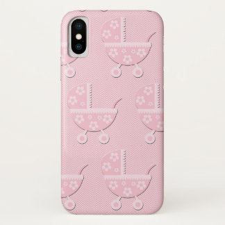 Capa Para iPhone Da Case-Mate Girly PInk Baby Carruagem Floral