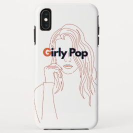 Capa Para iPhone Da Case-Mate Girly Pop - Orange/Brown