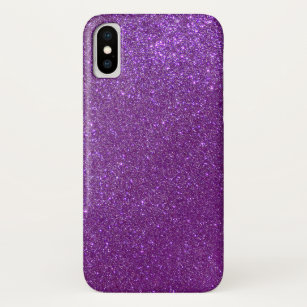 Capa Para iPhone Da Case-Mate Girly Sparkly Royal Purple Glitter