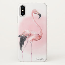 Capa Para iPhone Da Case-Mate Girly Tropical Flamingo, com nome