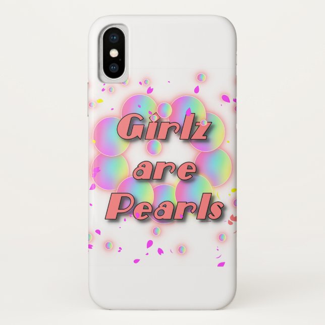 CAPA PARA iPhone, Case-Mate  GIRLZ SÃO PEARLS (Verso)