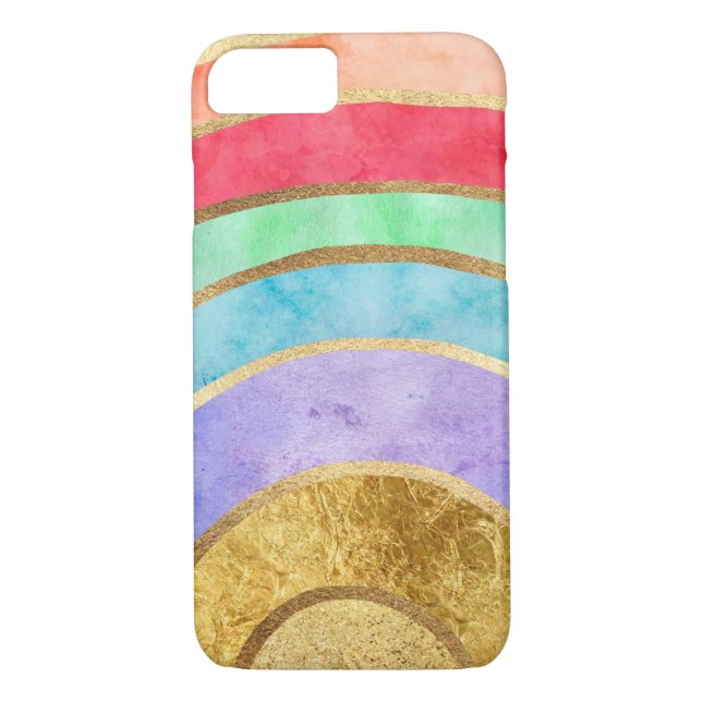 Capa Para iPhone, Case-Mate Glam Rainbow (Verso)