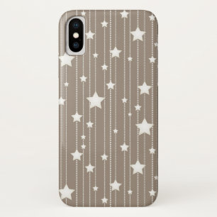 Capa Para iPhone Da Case-Mate Glândulas de bege natural e estrelas brancas