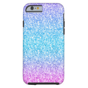 Capa Tough Para iPhone 6 Glitter Colorido E Grelhas