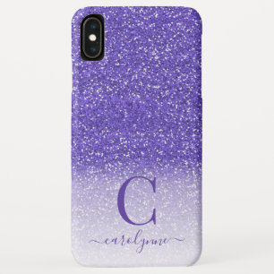 Capa Para iPhone Da Case-Mate Glitter de Mão Roxo da Girina Chic Personalizada