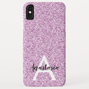 Capa Para iPhone Da Case-Mate Glitter Roxo Glitter Glitter Gelado Grelha Nome do