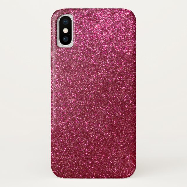 Capa Para iPhone, Case-Mate Glitter Vermelho Brilhante (Verso)
