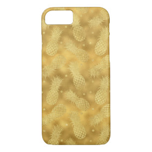 Capa Para iPhone Da Case-Mate Glitzy Dourado Ananases