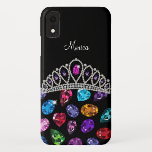 Capa Para iPhone Da Case-Mate Glitzy Rhinestone Jewels Queen Crown Monograma