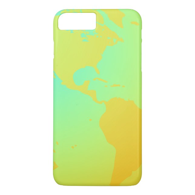 Capa Para iPhone, Case-Mate Globo Dourado de Neon Verde Amarelo (Verso)