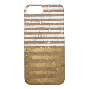 Capa Para iPhone Da Case-Mate gold & white elegant stripes