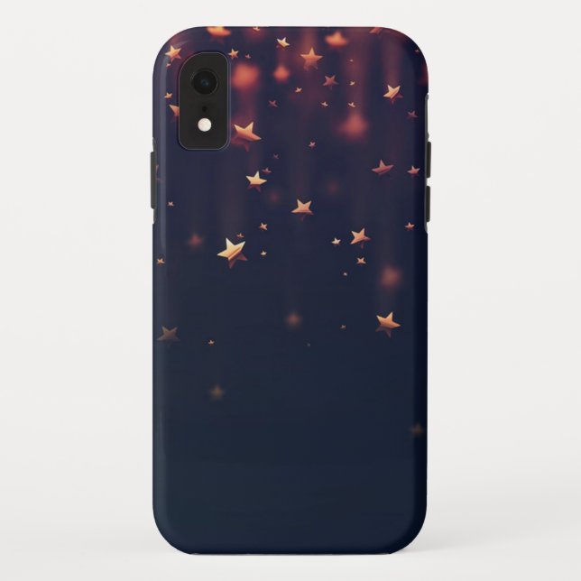 Capa Para iPhone, Case-Mate Golden Falling Stars (Verso)