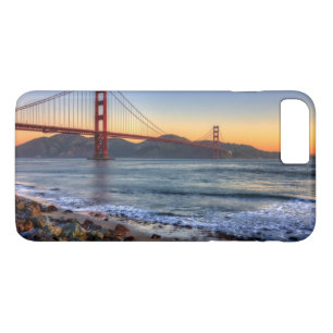 Capa iPhone 8 Plus/7 Plus Golden gate bridge da fuga de San Francisco Bay