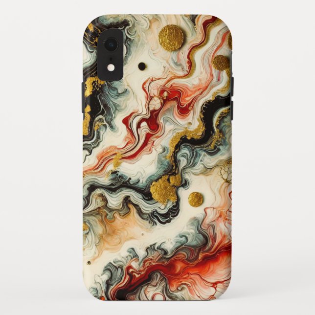 Capa Para iPhone, Case-Mate Goldene Flüsse (Verso)