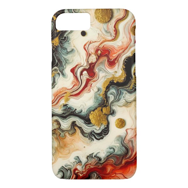 Capa Para iPhone, Case-Mate Goldene Flüsse (Verso)