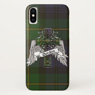 Capa Para iPhone X Gordon Tartan Cross