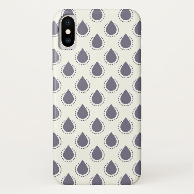 Capa Para iPhone, Case-Mate Gotas Azuis (Verso)