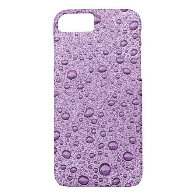 Capa Para iPhone, Case-Mate Gotas de água púrpura (Verso)